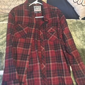 Men’s plaid shirt